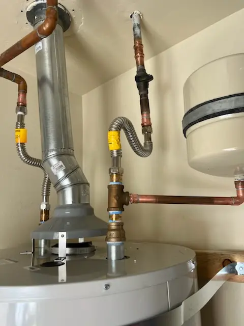 Water heater installation and plumbing repair in Trickem